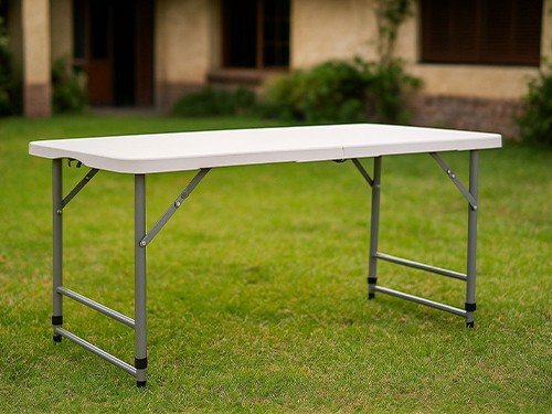 Mesa Valija Plegable 1.20 mt  Altura Regulable Camping Utile
