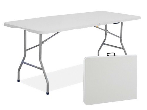 Mesa Valija Plegable 1.80 mt Camping Exterior Utile