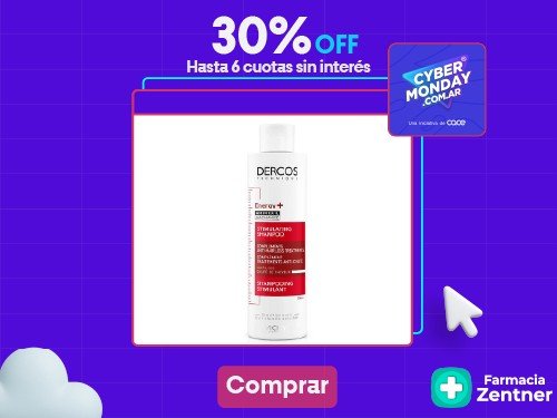 Vichy Shampoo Anticaída Energizante x 200 Ml