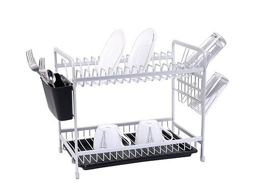 Escurridor Secaplatos 2 Niveles Aluminio Utile