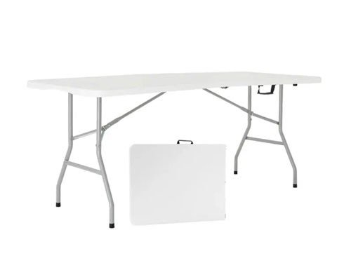 Mesa Picnic Plegable Blanca 1.80 Mts Garden Life