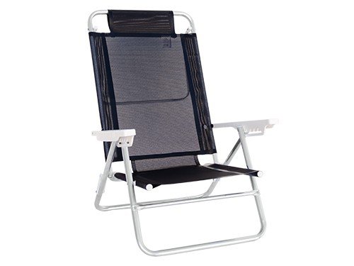 Set 2 Reposeras Summer Mor Reclinable Aluminio con Coversol