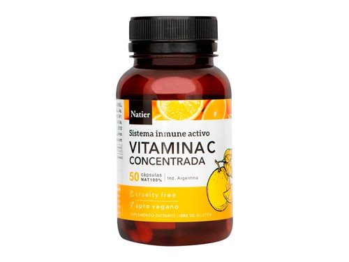 Natier Suplemento Vegano Vitamina C Concentrada X 50c