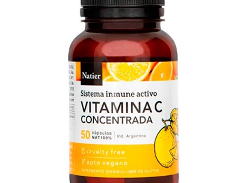 Natier Suplemento Vegano Vitamina C Concentrada X 50c