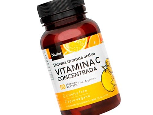 Natier Suplemento Vegano Vitamina C Concentrada X 50c