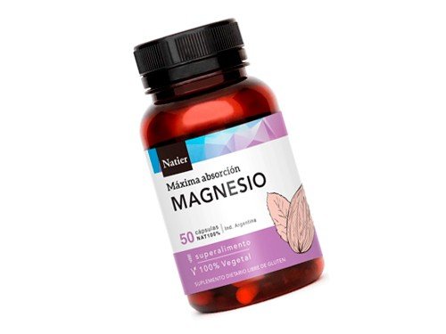 Natier Kit X2 Suplemento Alimentario Vegano Magnesio X 50c