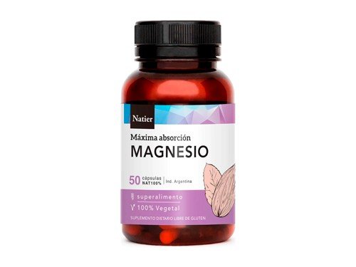 Natier Suplemento Alimentario Vegano Natural Magnesio X 50c