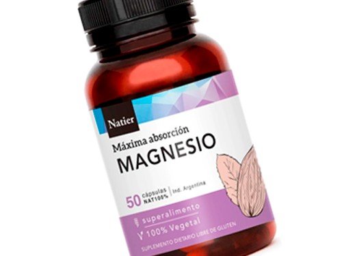 Natier Suplemento Alimentario Vegano Natural Magnesio X 50c