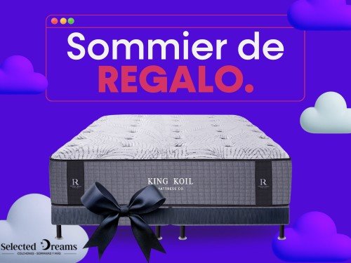 Colchón y Sommier resortes pocket 160x200 King Koil Lexington