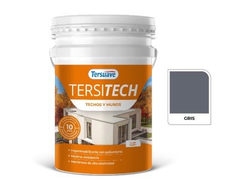 Impermeabilizante Tersitech Techos y Muros Gris x 20 kgs