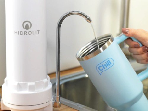 Tumbler Térmico Antiderrame Acero Inox 1.18lt- Chill by Hidrolit