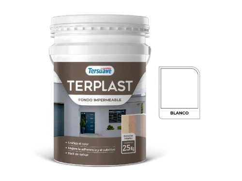 Revestimiento Texturado Terplast Fondo Impermeable Blanco x 25 kg