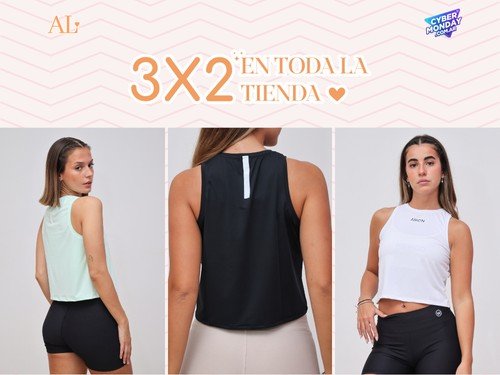 Musculosas frescas y cómodas -3x2 en toda la tienda!