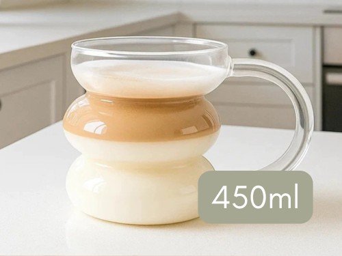 Taza Bubble 450ml  café, té, latte, capuccinos, jugos o cualquier bebi