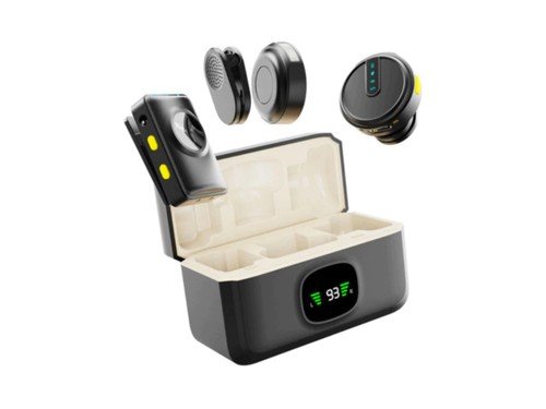 Microfono Corbatero Inalámbrico 2 Mic Celular 20mts Dlt+