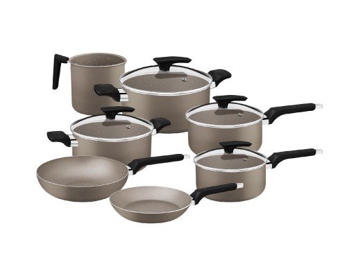 Batería Cocina Tramontina Aluminio Antiadherente 7Pz