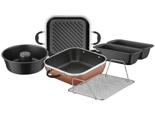 Ollas Tipo Horno aluminio forjado Starflon High 6pz Tramontina