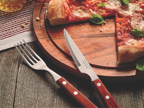 Juego de cubiertos Acero Inox para asado 12 unidades Tramontina