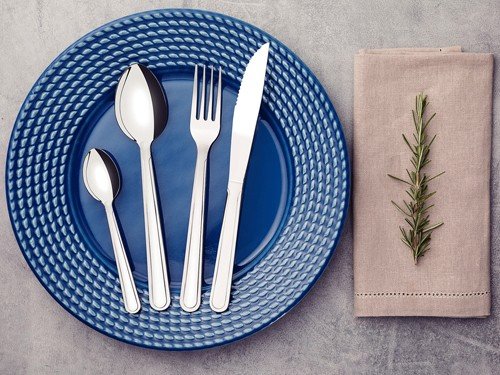 Juego de cubiertos Acero Inoxidable con Detalles 24pzas Tramontina