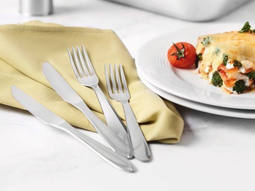 Juego Cubiertos Tramontina Acero Inox Cuchillos Asado 24Pz