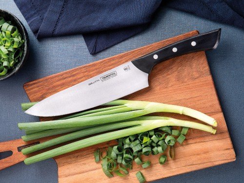 Cuchillo Chef Tramontina Acero Inox Mango Policarbonato 8"