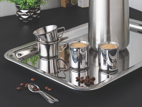 Bandeja Rectangular Tramontina Service Acero Inox 40x27cm