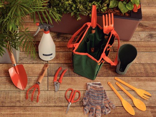 Kit de Herramientas para Jardín Tramontina con bolso 13 pzas