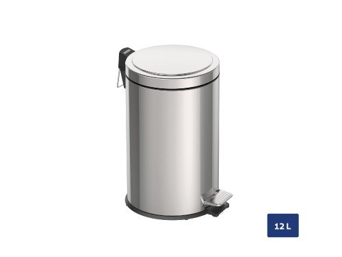 Tacho de basura Acero Inox Pedal y Balde Removible de 12 l Tramontina