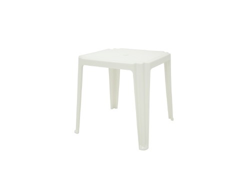 Mesa Cuadrada RivieraTramontina Blanca de Polipropileno