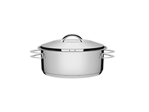 Cacerola Solar de acero inoxidable con fondo triple 28cm