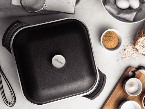 Cacerola Cuadrada Tipo horno Aluminio Forjado Starflon 28cm Tramontina