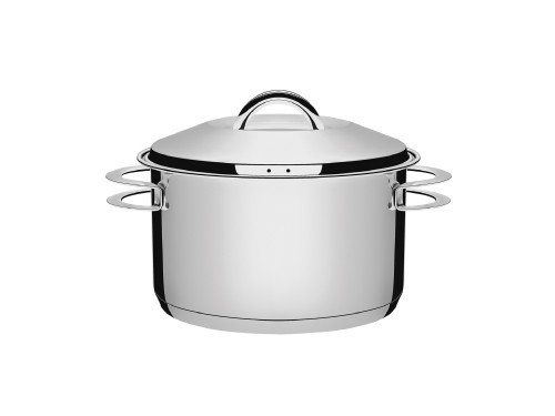 Cacerola Honda Tramontina Acero Inox Fondo Triple 20cm