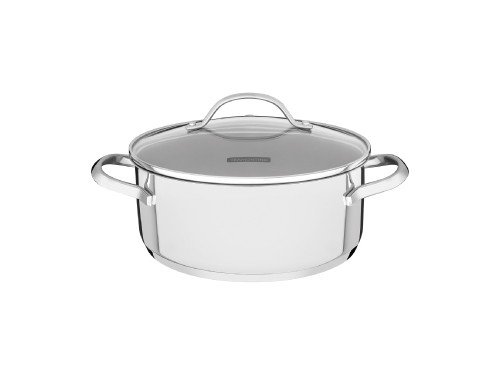 Cacerola Rasa Tramontina Acero Inox Fondo Triple 16cm 1,4L
