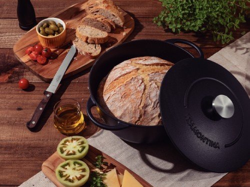 Cacerola Tramontina Hierro Esmaltado Antiadherente 28cm 6L