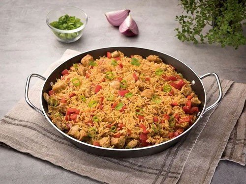 Paellera Tramontina de aluminio con revestimiento antiadherente 34 cm