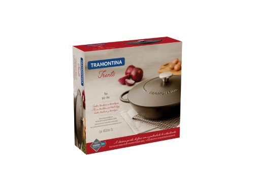 Wok Tramontina Hierro Esmaltado Antiadherente 32cm 5L