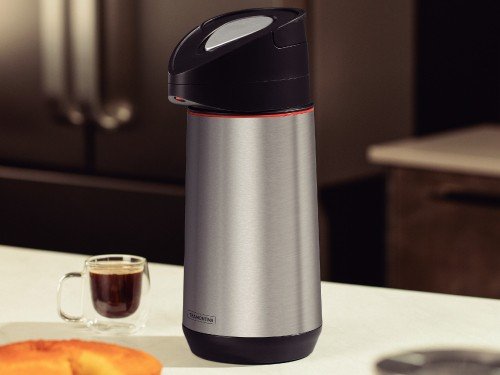 Termo Bomba Tramontina Acero Inox Ampolla Vidrio 1,2L