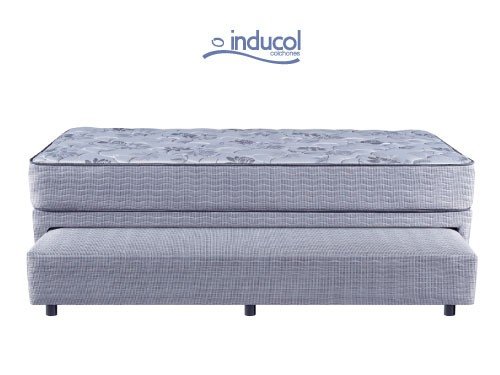 Conjunto Sommier Marinero Colchón Espuma Inducol 90×190