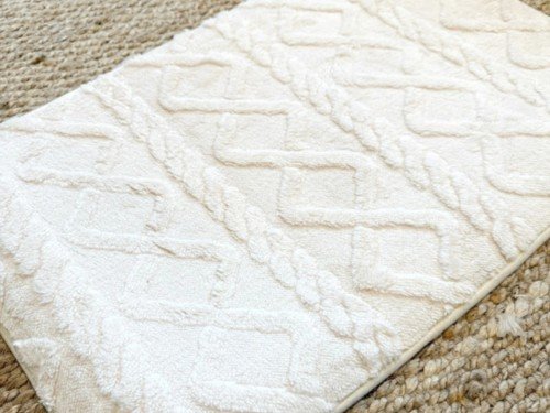 Alfombra de baño Skadi 40x60 cm Felpudo Nordica Minimalista