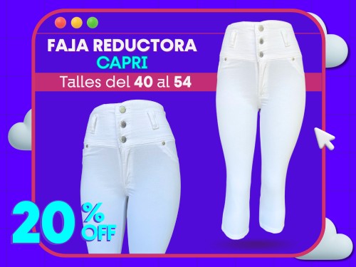 CAPRI BLANCO CON FAJA REDUCTORA