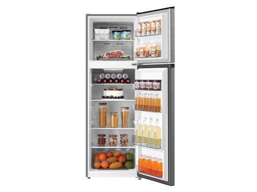 Heladera No Frost Inverter Top Mount 266L Inox