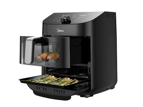 Freidora sin aceite 2 zonas 11 litros