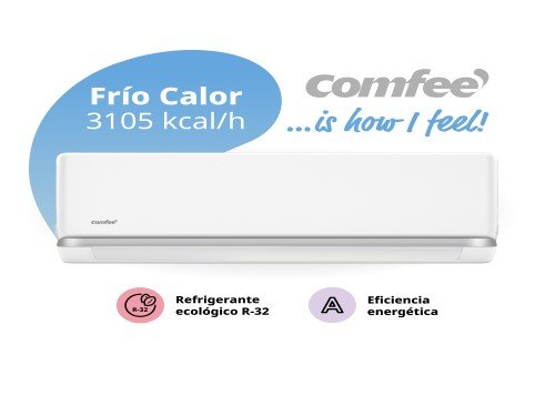 Split Comfee R-32 Frío Calor 3105 kcal/h