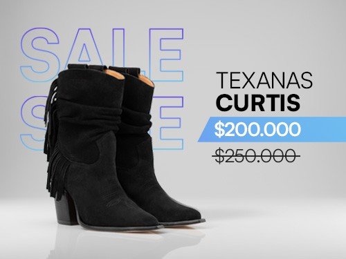 Texanas Curtis con flecos