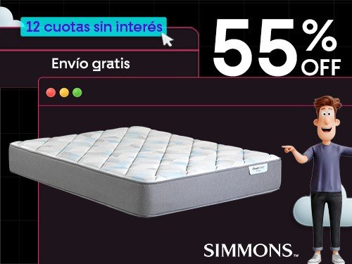 Colchón BeautySleep foam 2 Plazas 190x140