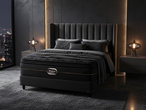 Colchón Beautyrest Black Soft 190x140 + Base de Regalo