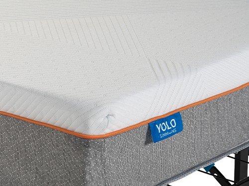 Colchón y Sommier Plegable en Caja Yolo by Simmons 2 Plazas 190x140