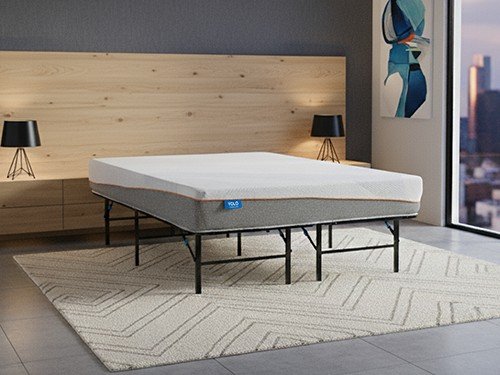 Colchón y Sommier Plegable en Caja Yolo by Simmons 2 Plazas 190x140