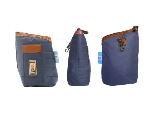 Set De Matera Estilo Canasta Y Yerbera Azul Hudson Azul Marino