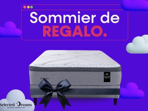 Sommier + Colchón 2 Plazas 140x190 King Koil Brighton